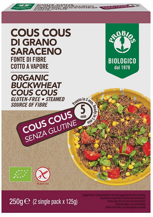 PROBIOS ALTRI CEREALI EASY COUS COUS SARACENO 250 G - farmascienza.it
