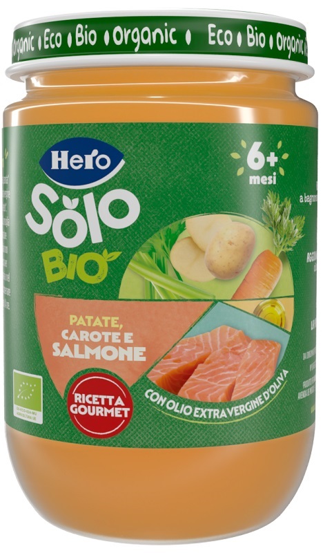 HERO BABY SOLO OMOGENEIZZATO SALMONE VERDURE 190 G - farmascienza.it