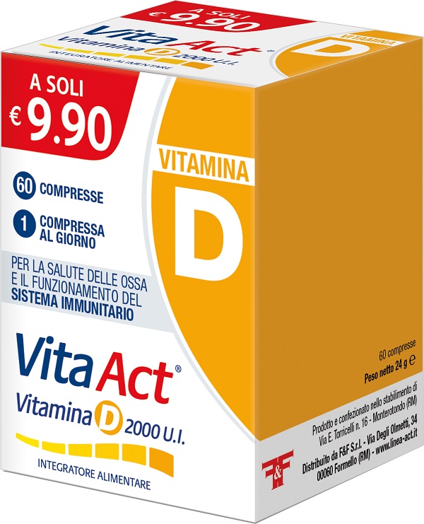 VITA ACT VITAMINA D 2000UI 60 COMPRESSE - farmascienza.it