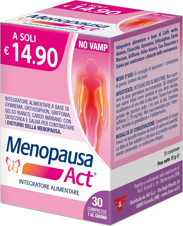MENOPAUSA ACT 30 COMPRESSE - farmascienza.it