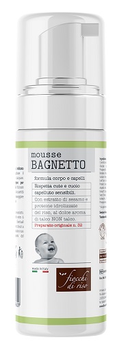FIOCCHI DI RISO MOUSSE BAGNETTO TALCO 200 ML - farmascienza.it
