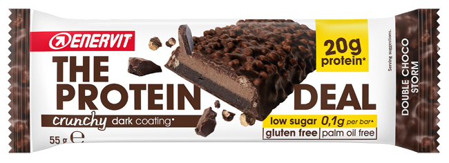ENERVIT PROTEIN DEAL DOUBLE CHOCO STORM 55 G - farmascienza.it