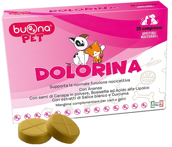 DOLORINA 20 COMPRESSE MASTICABILI NUOVA FORMULA - farmascienza.it