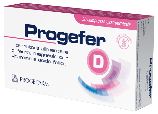 PROGEFER D 30 COMPRESSE GASTROPROTETTE - farmascienza.it