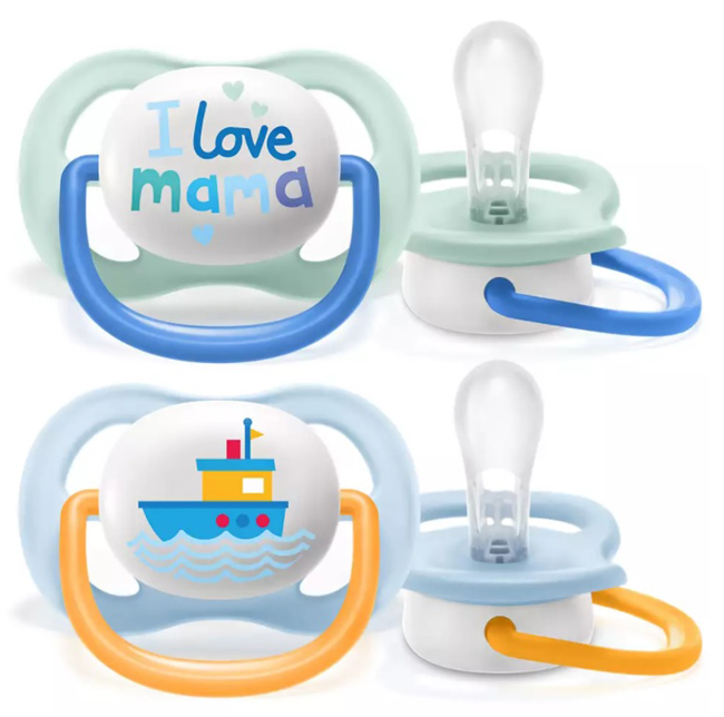 AVENT ULTRA AIR SUCCHIETTO MAMA/BOAT MASCHIO 0-6 MESI 2 PEZZI - farmascienza.it