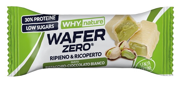 WHYNATURE WAFER ZERO PISTACCHIO CIOCCOLATO BIANCO 35 G - farmascienza.it