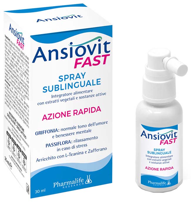 ANSIOVIT FAST SPRAY SUBLINGUALE 30 ML - farmascienza.it