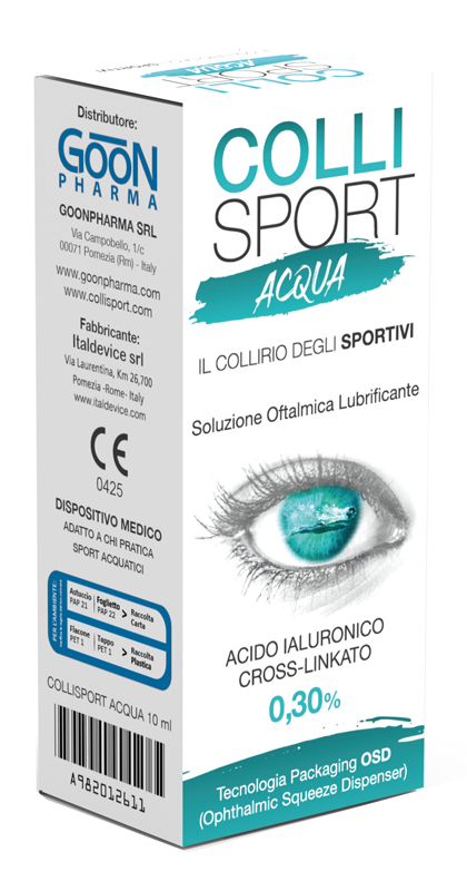COLLISPORT ACQUA SOLUZIONE OFTALMICA LUBRIFICANTE 10 ML - farmascienza.it