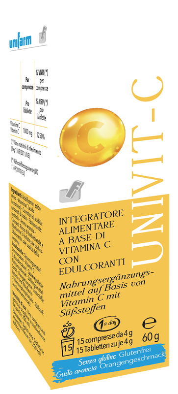 UNIVITC 15 COMPRESSE EFFERVESCENTI - farmascienza.it