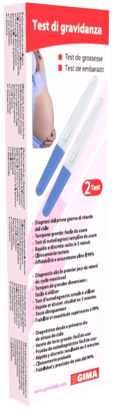 TEST GRAVIDANZA MIDSTREAM DOPPIO - farmascienza.it