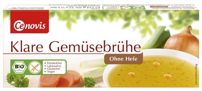 DADO CENOVIS VEGETALE BIO SENZA LIEVITO 9,3% DI VERDURE 12 CUBETTI - farmascienza.it