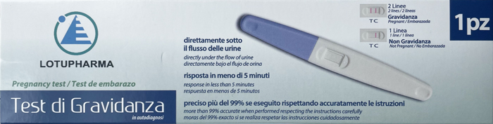 LOTUPHARMA TEST DI GRAVIDANZA 1 PEZZO - farmascienza.it