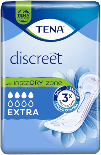 ASSORBENTE INCONTINENZA LEGGERA TENA DISCREET EXTRA 10 PEZZI - farmascienza.it