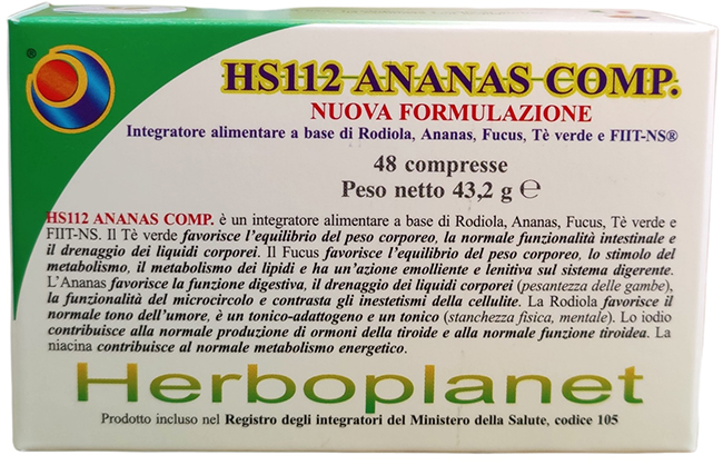 HS112 ANANAS COMP 48 COMPRESSE - farmascienza.it