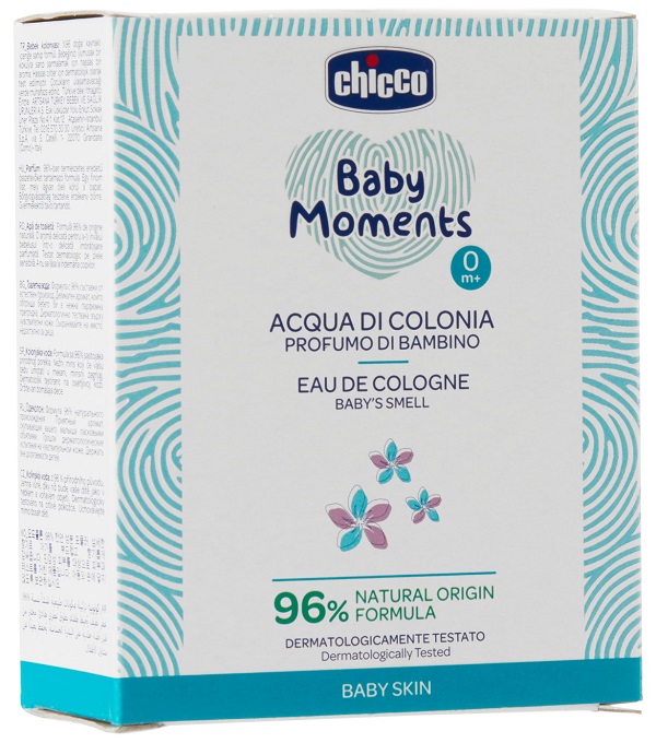 CHICCO BABY MOMENTS ACQUA DI COLONIA PROFUMO DI BAMBINO 100 ML - farmascienza.it