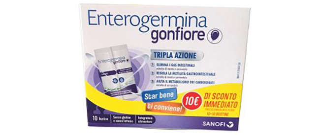 ENTEROGERMINA GONFIORE 10 + 10 BUSTINE - farmascienza.it
