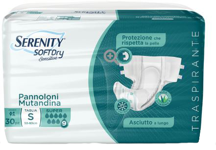 PANNOLONE MUTANDINA SERENITY SD SENSITIVE SUPER L 15 PEZZI - farmascienza.it
