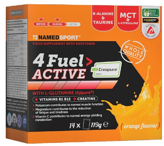 4 FUEL> ACTIVE 14 BUSTINE ORANGE FLAVOUR - farmascienza.it