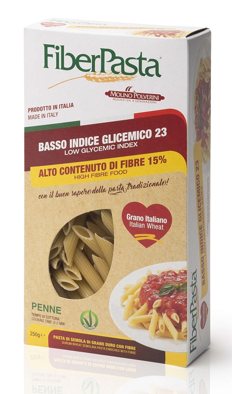 FIBERPASTA PENNE BASSO INDICE GLICEMICO 250 G - farmascienza.it