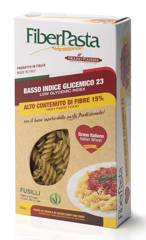 FIBERPASTA FUSILLI BASSO INDICE GLICEMICO 250 G - farmascienza.it