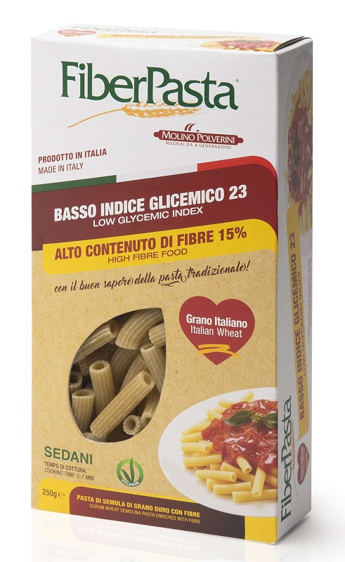 FIBERPASTA SEDANI BASSO INDICE GLICEMICO 250 G - farmascienza.it
