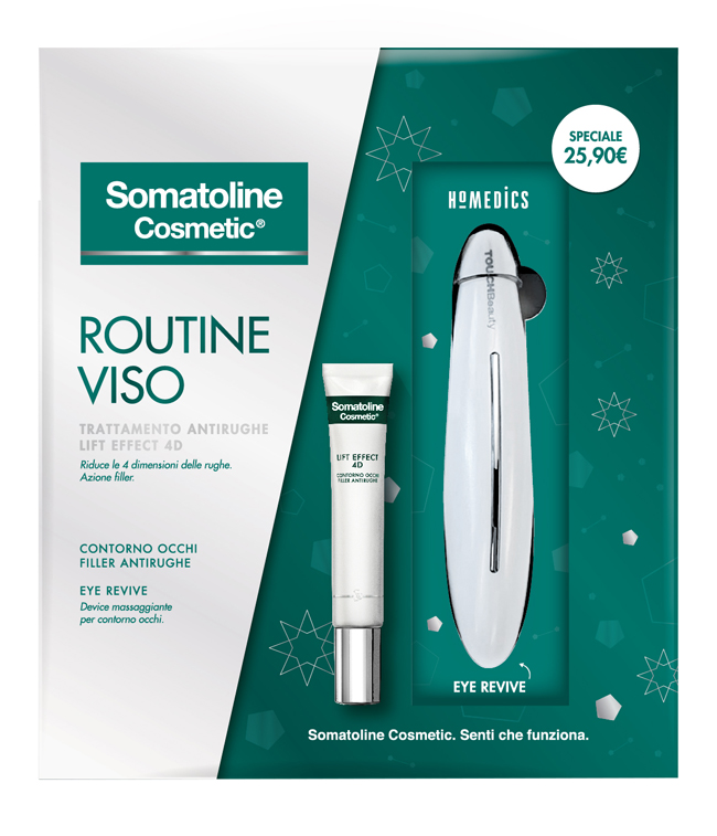 SOMATOLINE COSMETIC COFANETTO LIFT EFFECT 4D CONTORNO OCCHI 15 ML + EYE REVIVE - farmascienza.it