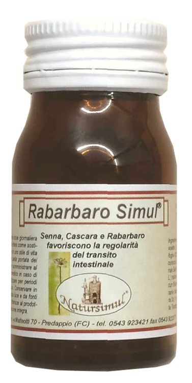 RABARBARO SIMUL SENZA ALOE 70 TAVOLETTE - farmascienza.it