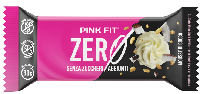 PINK FIT BAR ZERO MOUSSE COCCO BIANCO 30 G - farmascienza.it