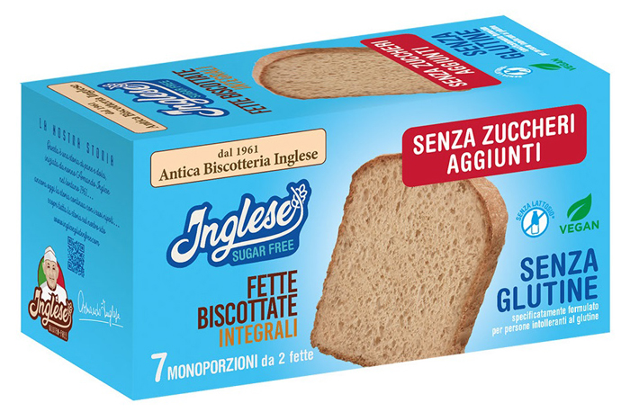 INGLESE FETTE BISCOTTI INTEGRALI SENZA ZUCCHERI AGGIUNTI PROMO 200 G - farmascienza.it