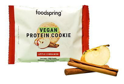 VEGAN PROTEIN COOKIE MELA E CANNELLA 50 G - farmascienza.it