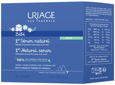 URIAGE BEBE SIERO FISIOLOGICO 15 FLACONCINI DA 5 ML - farmascienza.it