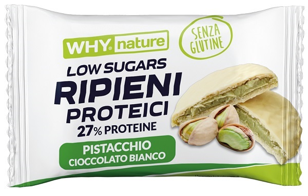 WHYNATURE RIPIENI PROTEICI PISTACCHIO CIOCCOLATO BIANCO 17 G - farmascienza.it