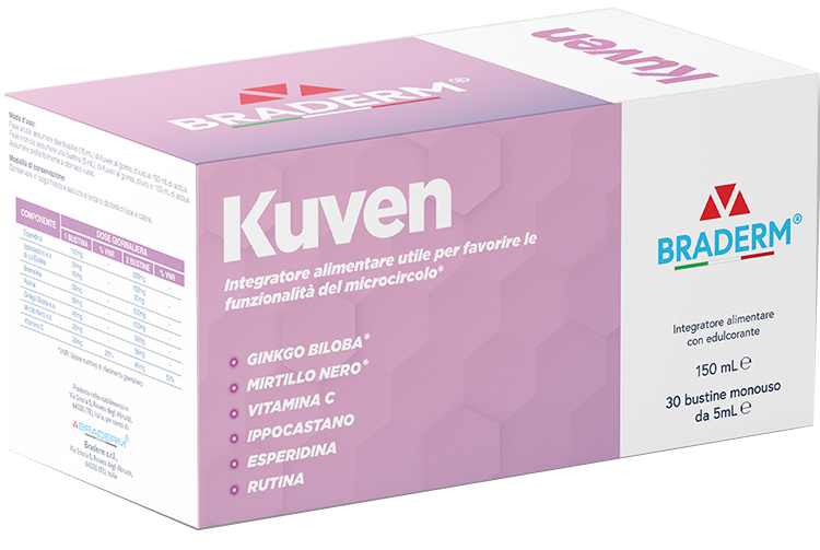 KUVEN LIQUIDO 30 BUSTINE DA 5 ML BRADERM - farmascienza.it