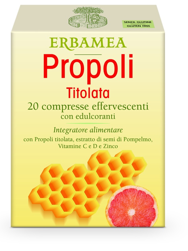 PROPOLI TITOLATA 20 COMPRESSE EFFERVESCENTI - farmascienza.it