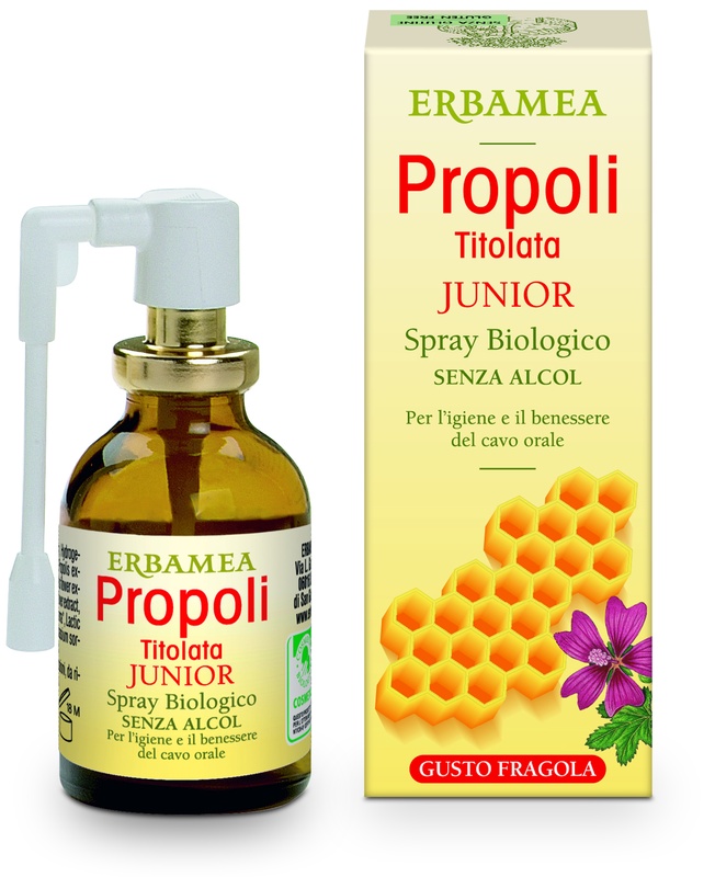 PROPOLI TITOLATA SPRAY JUNIOR BIOLOGICO 20 ML - farmascienza.it