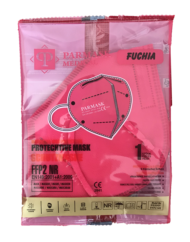 MASCHERINA FFP2 PS2001 FUCSIA 1 PEZZO - farmascienza.it