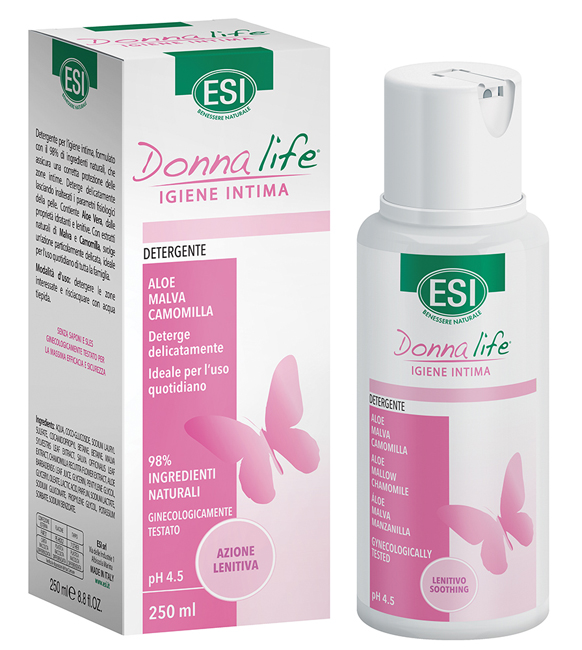 ESI DONNA LIFE DETERGENTE INTIMO LENITIVO 250 ML - farmascienza.it