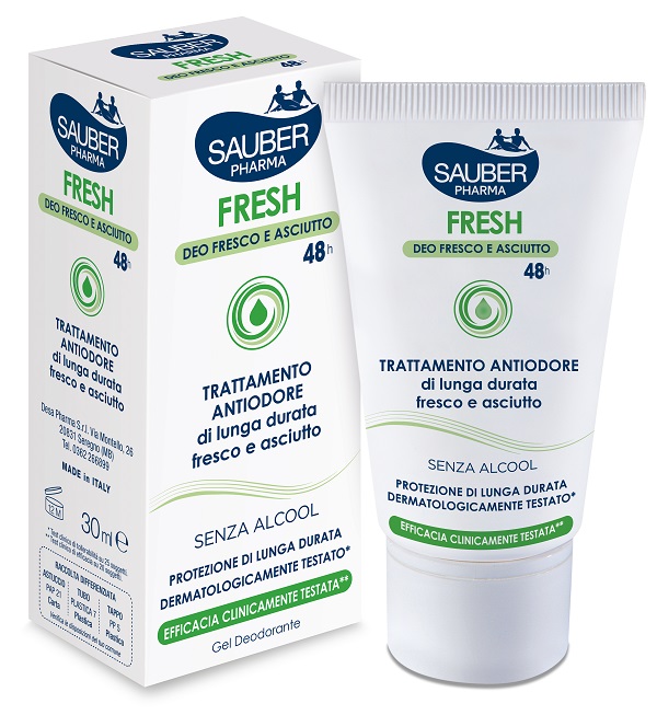SAUBER FRESH DEODORANTE GEL ASTUCCIO 30 ML - farmascienza.it