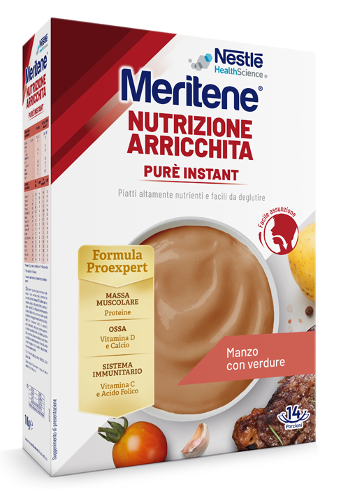 MERITENE PURE' INSTANT MANZO CON VERDURE 1 KG - farmascienza.it