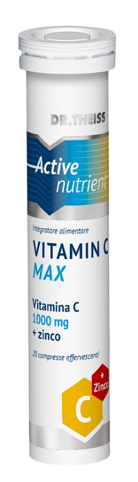 THEISS ACTIVE NUTRIENT VIT C MAX 20 COMPRESSE EFFERVESCENTI LIMONE 80 G - farmascienza.it