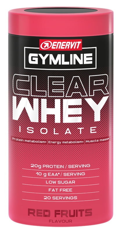 GYMLINE CLEAR WHEY ISOLATE RED FRUITS 480 G - farmascienza.it
