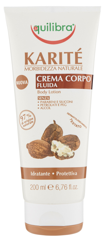 CREMA FLUIDA CORPO KARITE' 200 ML - farmascienza.it