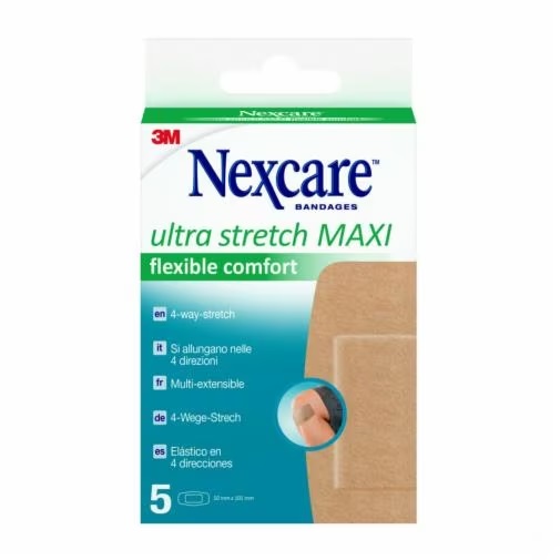 CEROTTO NEXCARE ULTRA STRETCH MAXI FLEXIBLE COMFORT 50X101 MM 5 PEZZI - farmascienza.it