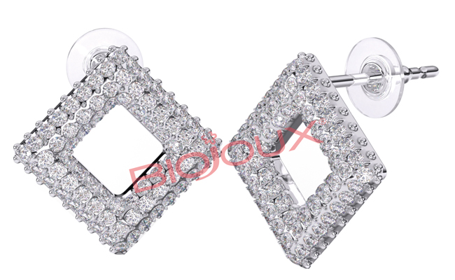 BJT258 ORECCHINI OPEN FRAME STAINLESS STEEL - farmascienza.it