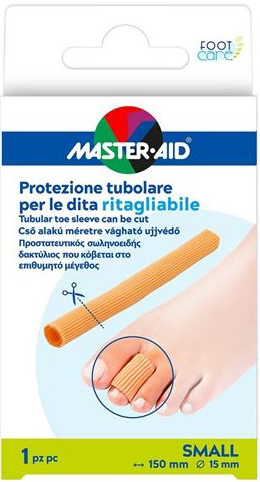 PROTEZIONE TUBOLARE MASTER-AID FOOTCARE RITAGLIABILE 15 CM 15 MM SMALL C6 - farmascienza.it