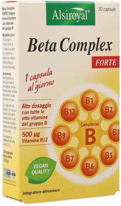 BETA COMPLEX FORTE 30 CAPSULE SENZA GLUTINE NATURALMENTE PRIVO DI LATTOSIO - farmascienza.it