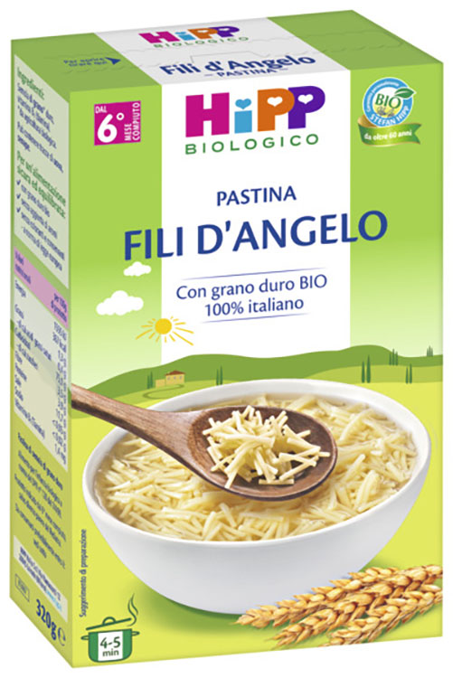 HIPP BIO PASTINA FILI D'ANGELO 320 G - farmascienza.it