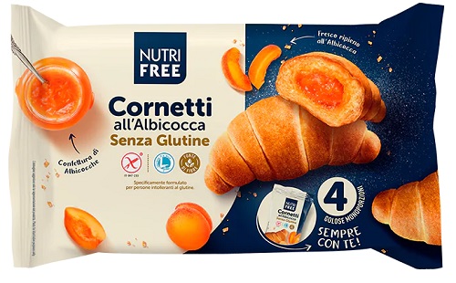 NUTRIFREE CORNETTI ALBICOCCA 4X60 G - farmascienza.it