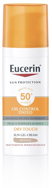EUCERIN SUN OIL CONTROL TINTED CREAM SPF50+ 50 ML - farmascienza.it
