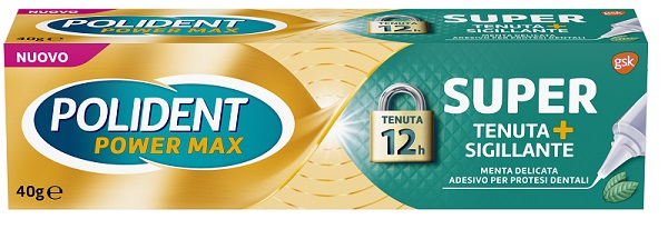 POLIDENT SUPER TENUTA+SIGILLANTE MENTA DELICATA ADESIVO PROTESI DENTALE 40 G - farmascienza.it